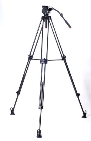 VT-3500 + VT-3530 Video statív s hliníkovým fotoaparátom KINGJOY VT-3500 s 360-stupňovou panoramatickou tekutou hlavou