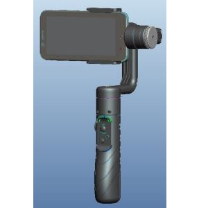 3-Axis DIY Bluetooth Brushless Handheld Plastic Gimbal pre inteligentný telefón AFI V1